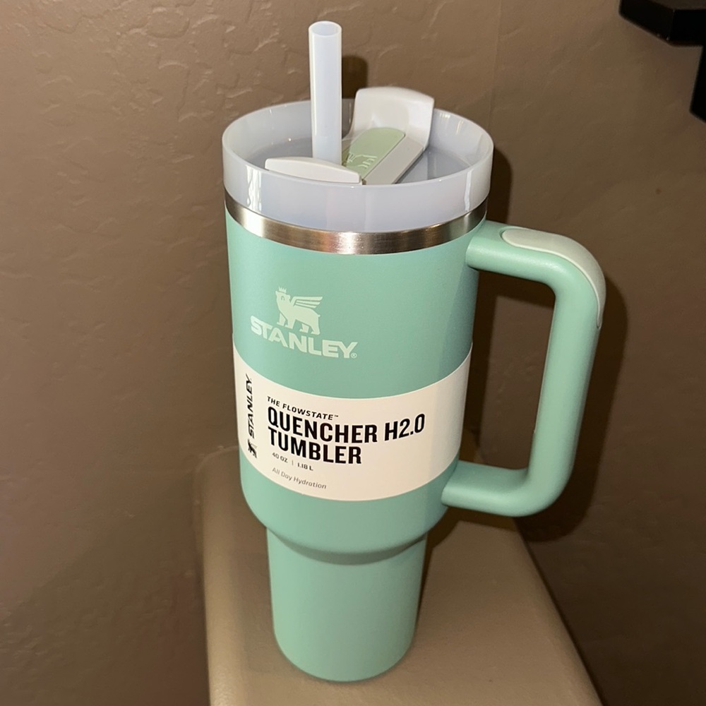 Stanley 40 oz. Adventure Series Travel Quencher - color: Eucalyptus